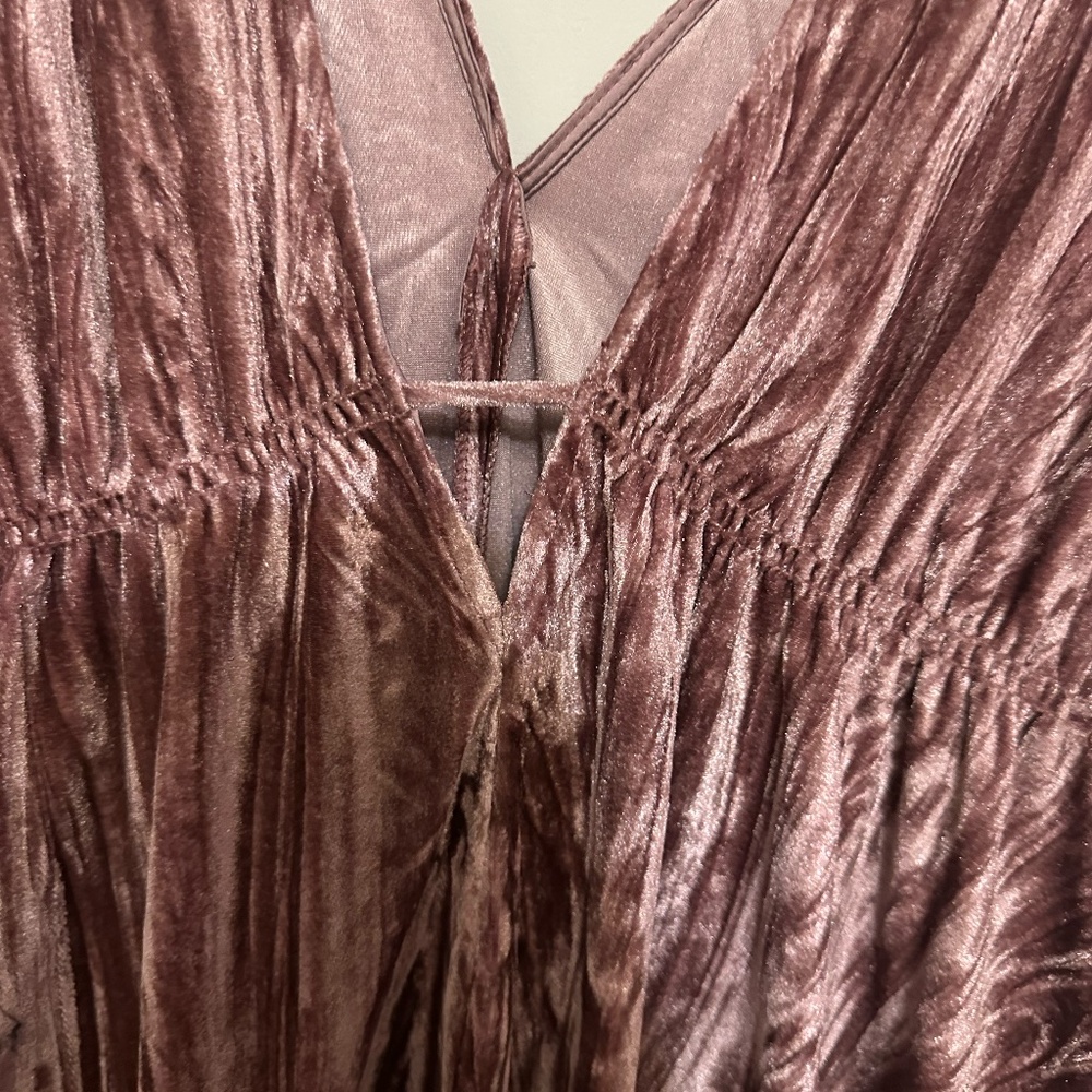 Free People Pleated plush swing dress - Picture 5 of 5